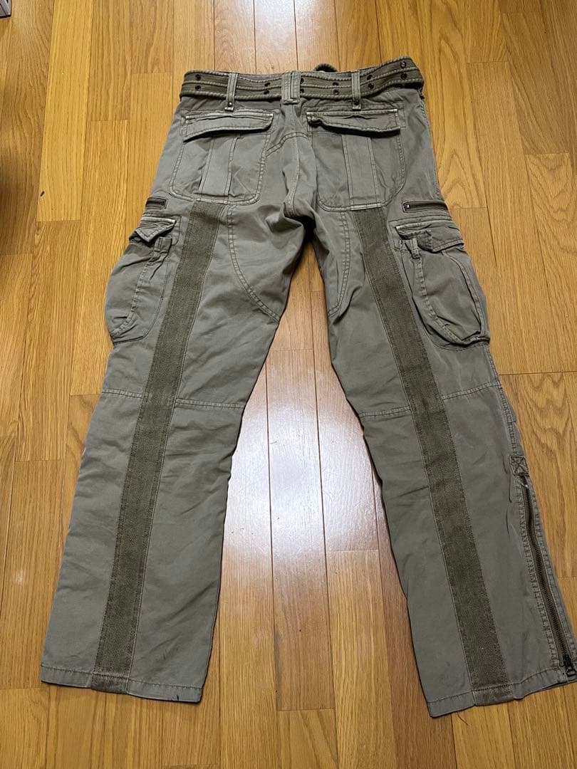 AVIREX カーゴパンツ ベルト付き