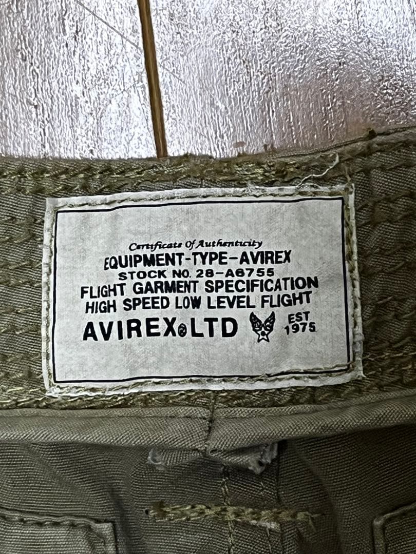 AVIREX カーゴパンツ ベルト付き