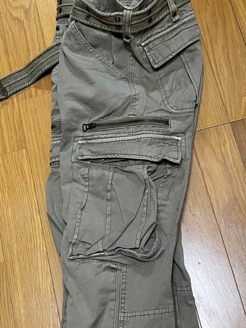 AVIREX カーゴパンツ ベルト付き