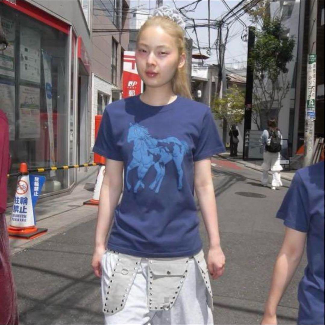 トップス shury labyrins Dont Cry Horse Tshirt