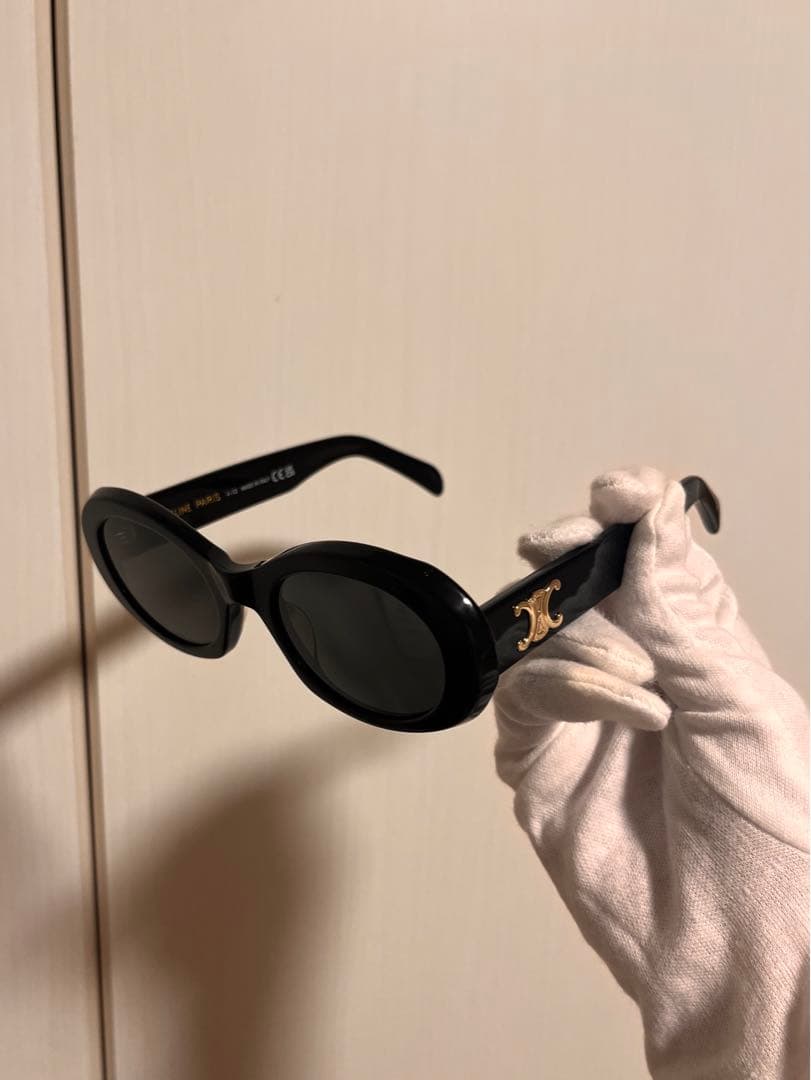 celine セリーヌ TRIOMPHE トリンオフ01 サングラス ブラック