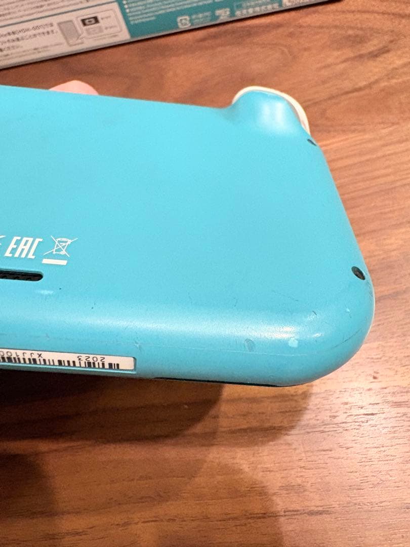 お*ん様 SwitchLite 本体　箱付き　ACアダプター付き　ターコイズ　ラ