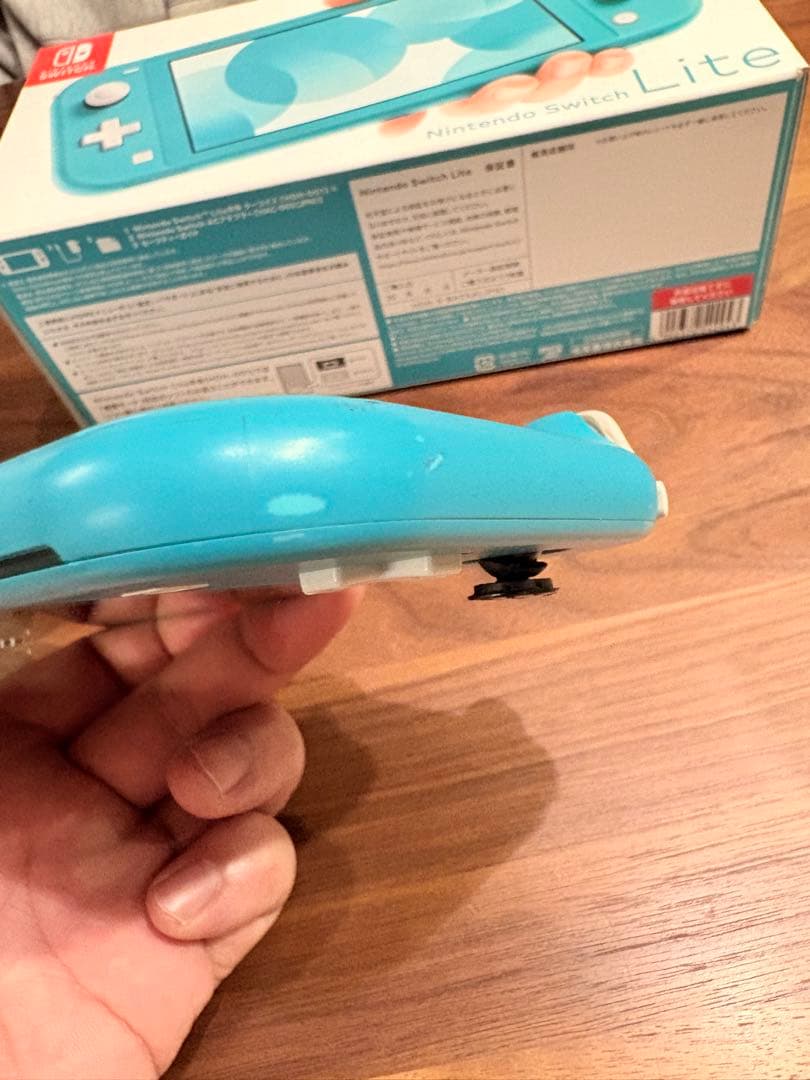 お*ん様 SwitchLite 本体　箱付き　ACアダプター付き　ターコイズ　ラ
