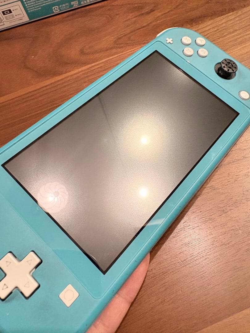 お*ん様 SwitchLite 本体　箱付き　ACアダプター付き　ターコイズ　ラ