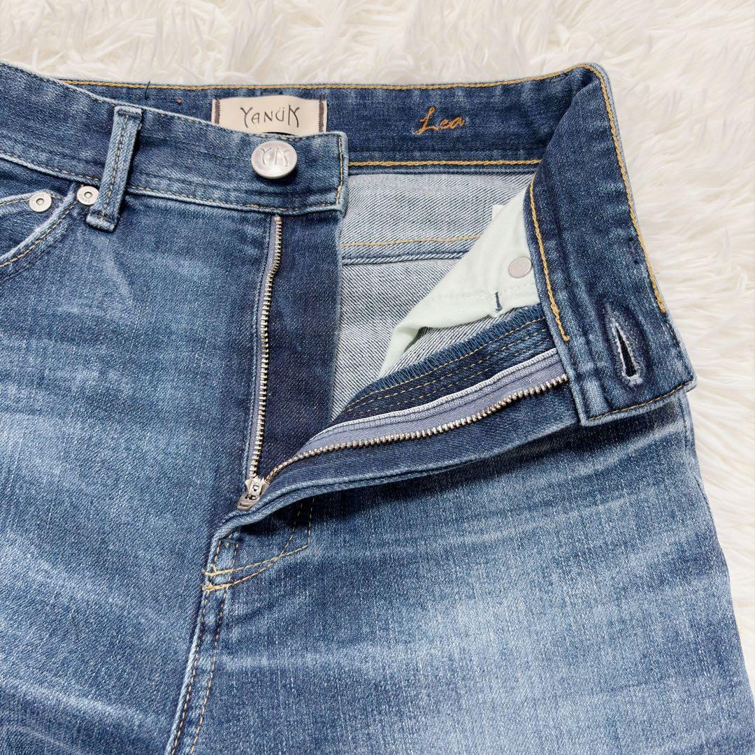 美品✨YANUK ヤヌーク LEA PREMIUM2 ボーイズストレート W21