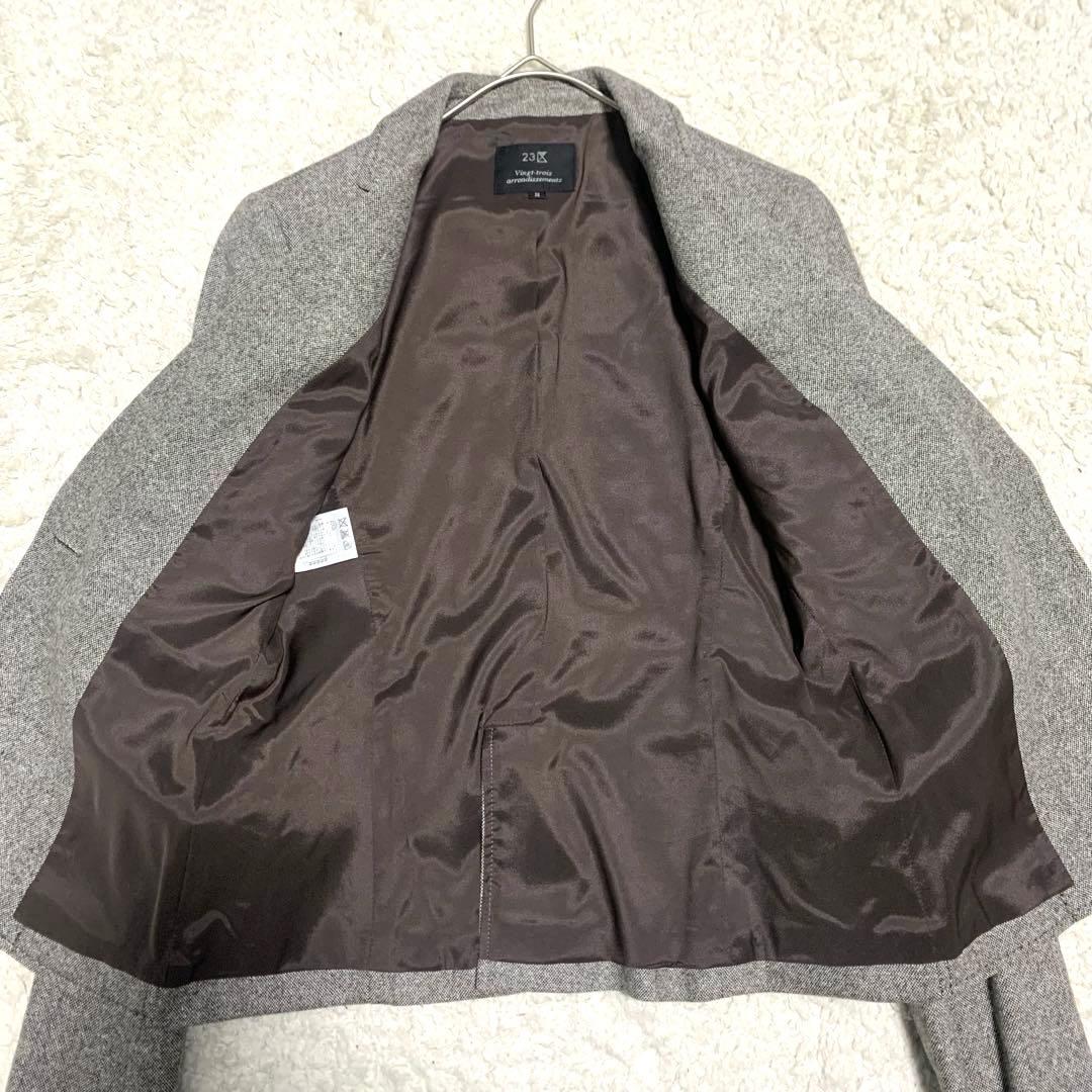 S*o様 極美品 23区 テーラードジャケット ツイード カシミヤ アンゴラ