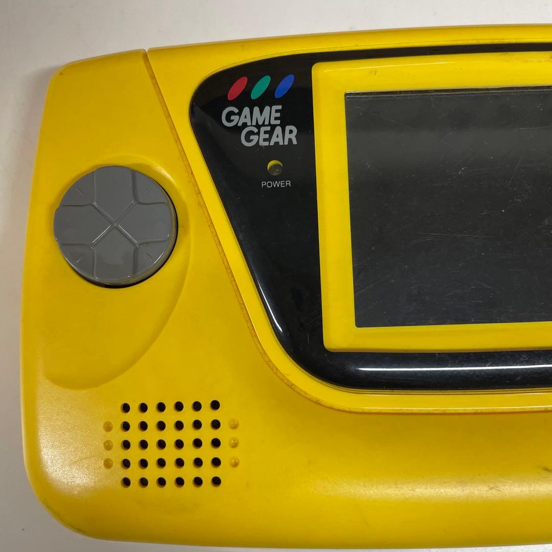 【ジャンク】SEGA ゲームギア 本体 イエロー 11＊85