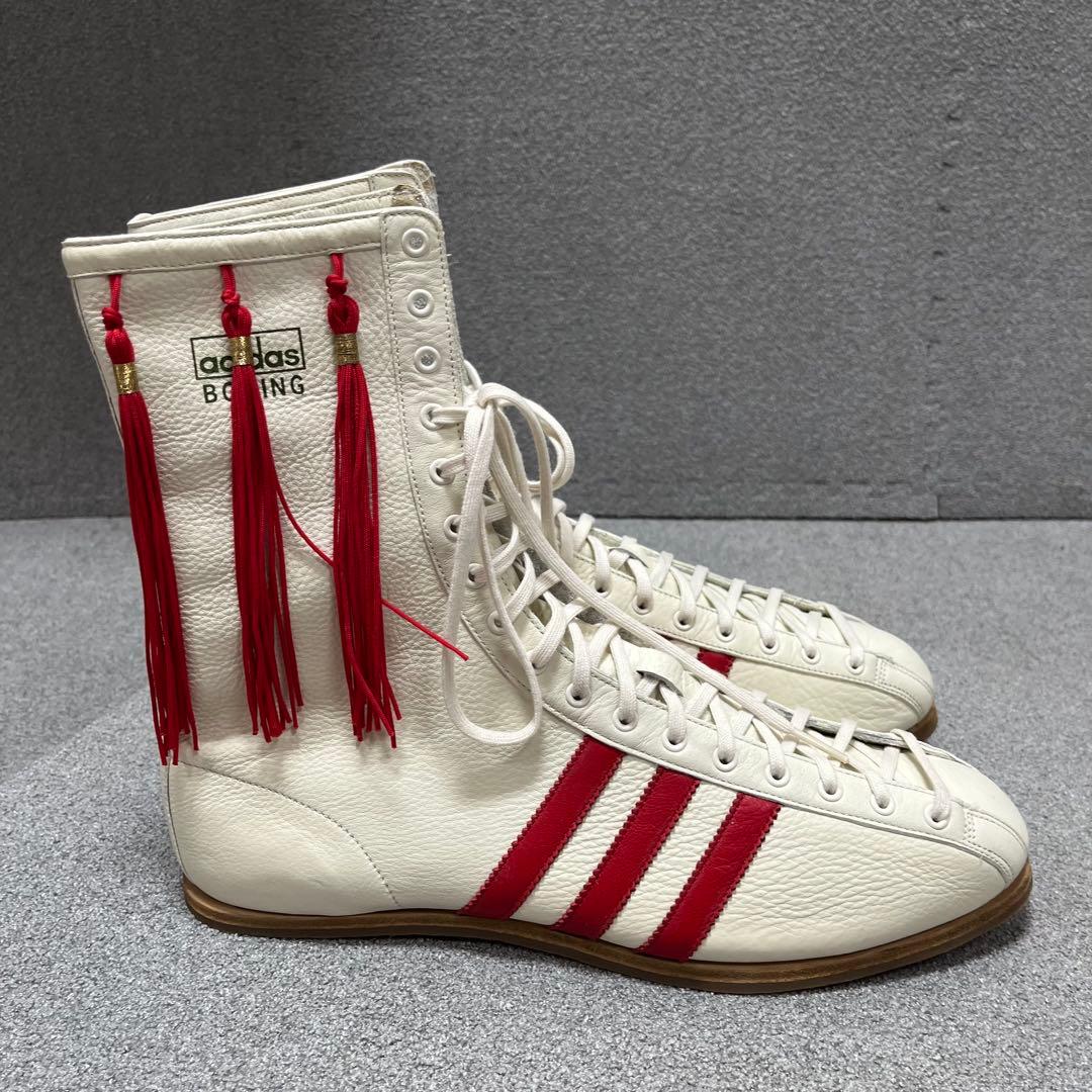 adidas BOXING ドイツ製 赤三本線 タッセル付き 2004