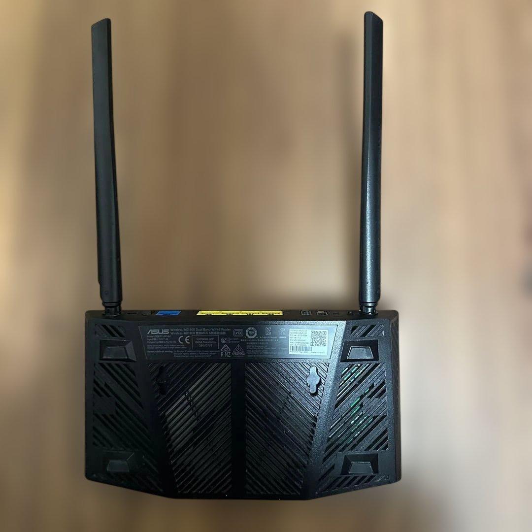 ASUS RT-AX56U 無線 ルーター WiFi6 1201+574Mbps
