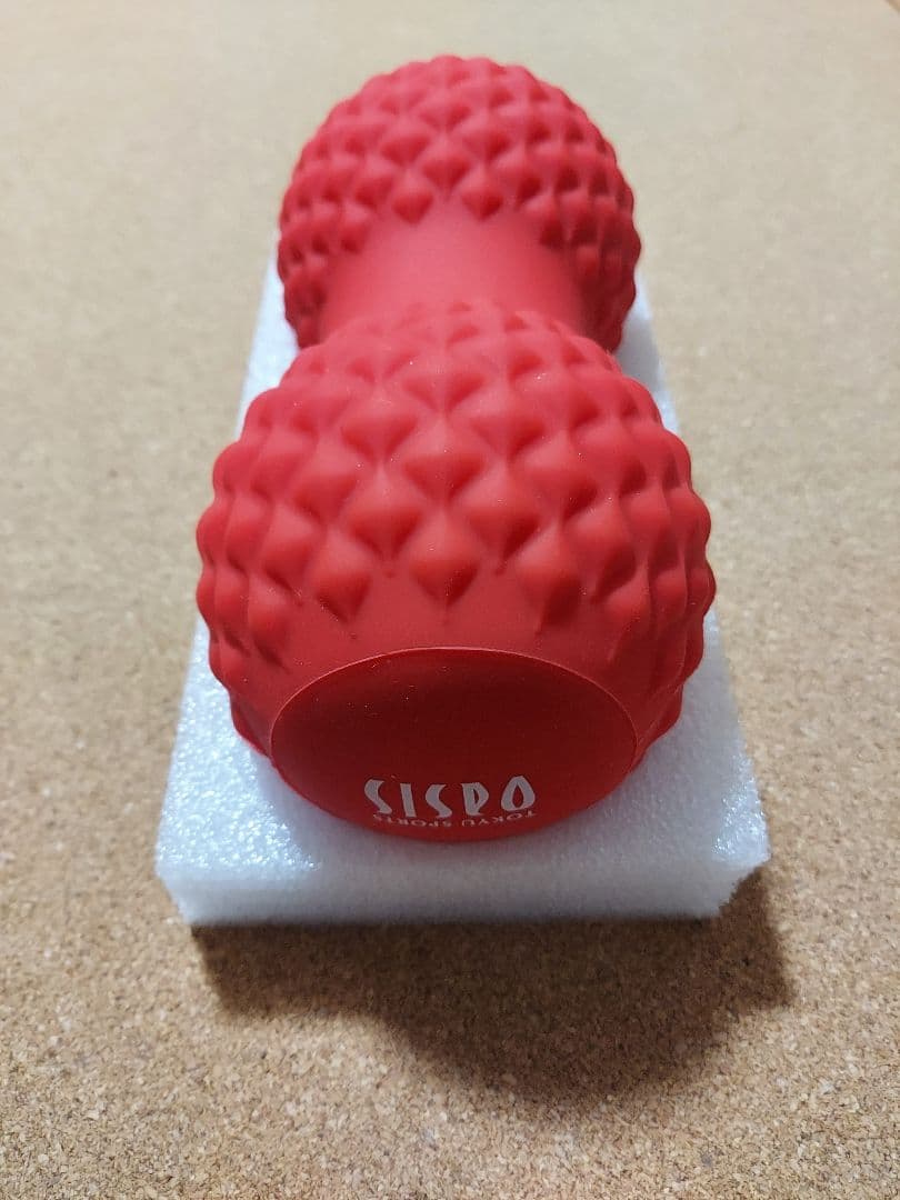 【美品】東急スポーツオアシス　シェイプツインボール　赤