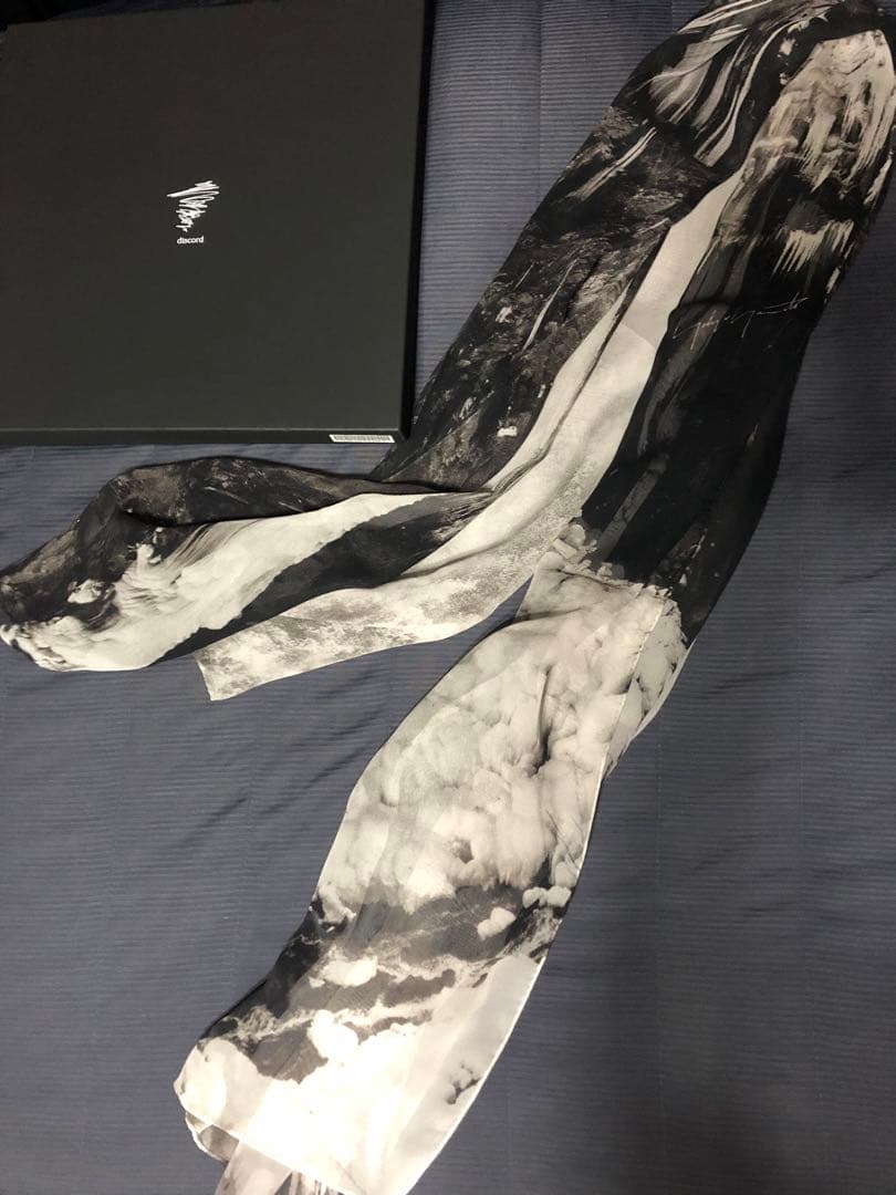 ヨウジ　ヤマモト　シルク　ストール　新品未使用　yohji yamamoto