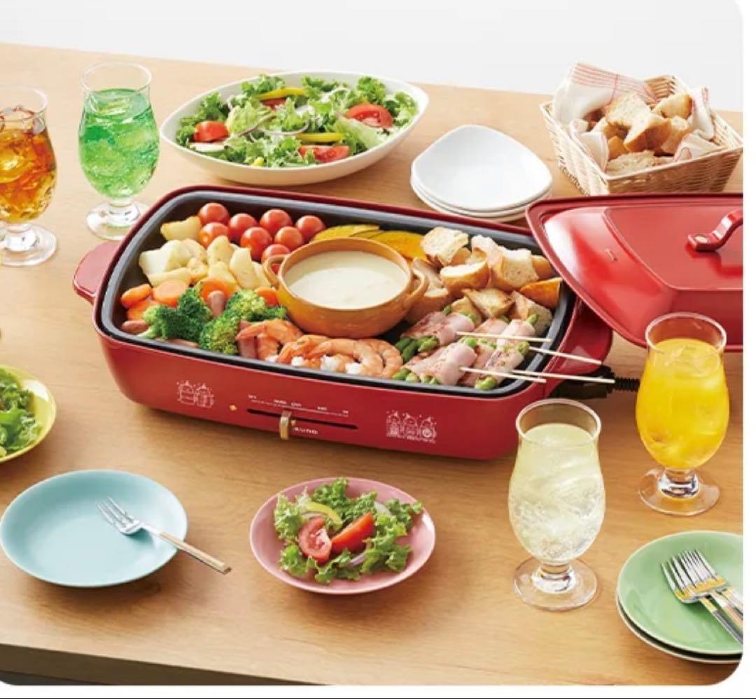 非売品　サントリー×すみっコぐらしBRUNOホットプレートグランデRED 赤