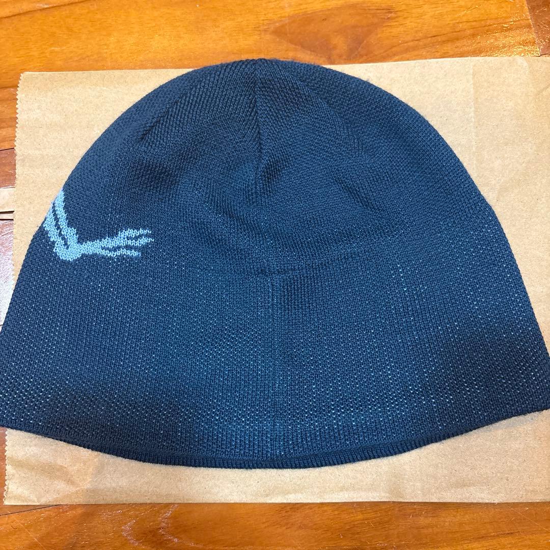ARC'TERYX 骨格デザイン ニット帽青色