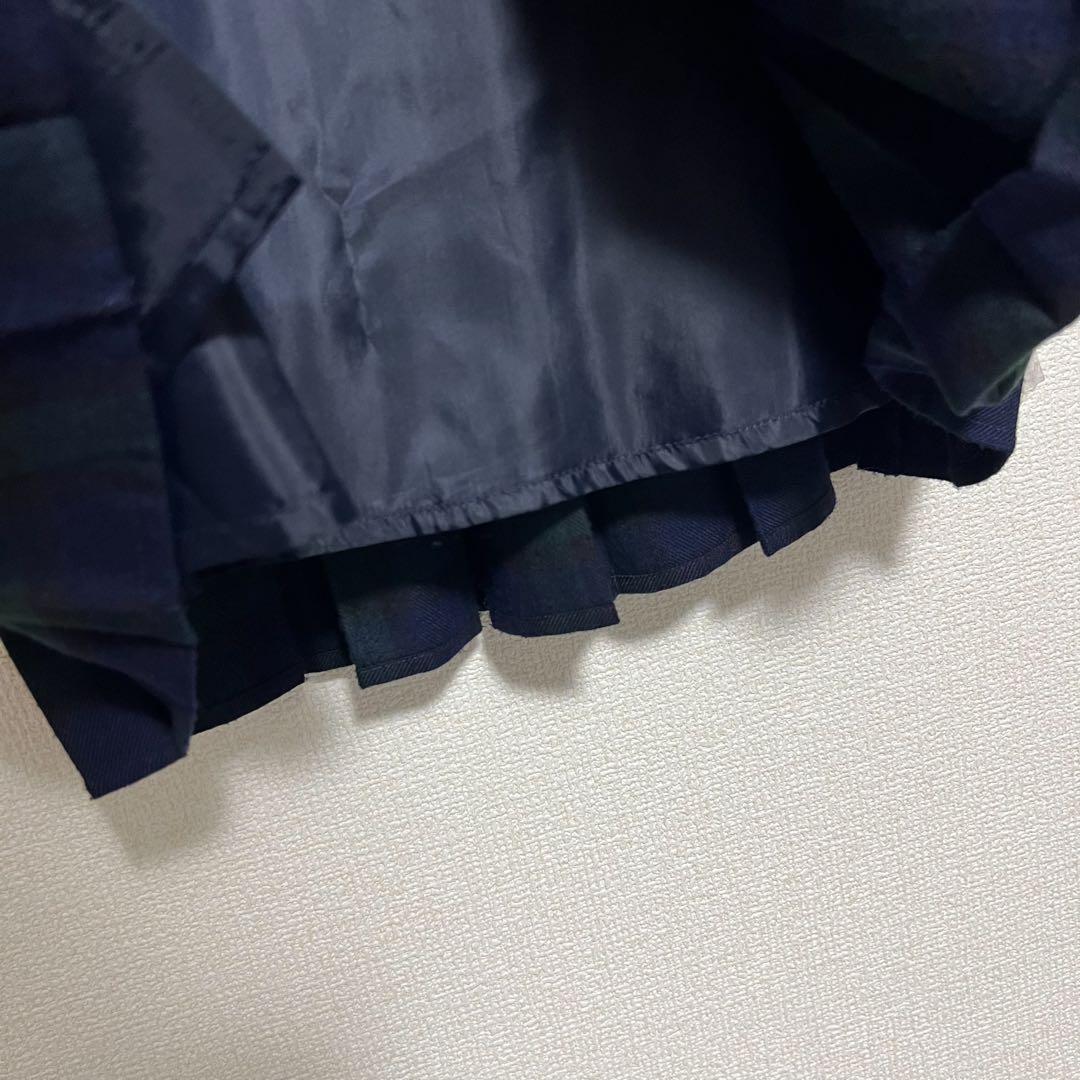 ツルバイマリコオイカワ　チェック　プリーツスカート　Luna ルナ