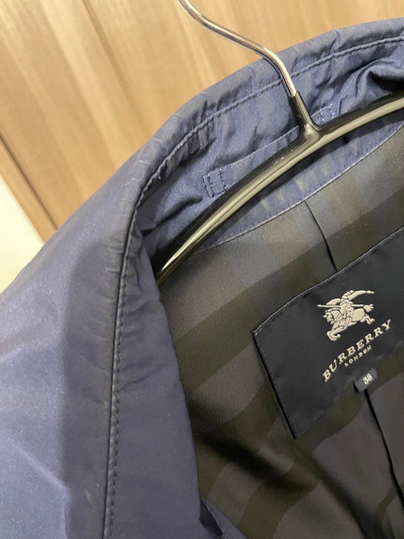 【夏 値下中】Burberry LONDON スプリングコート ネイビー