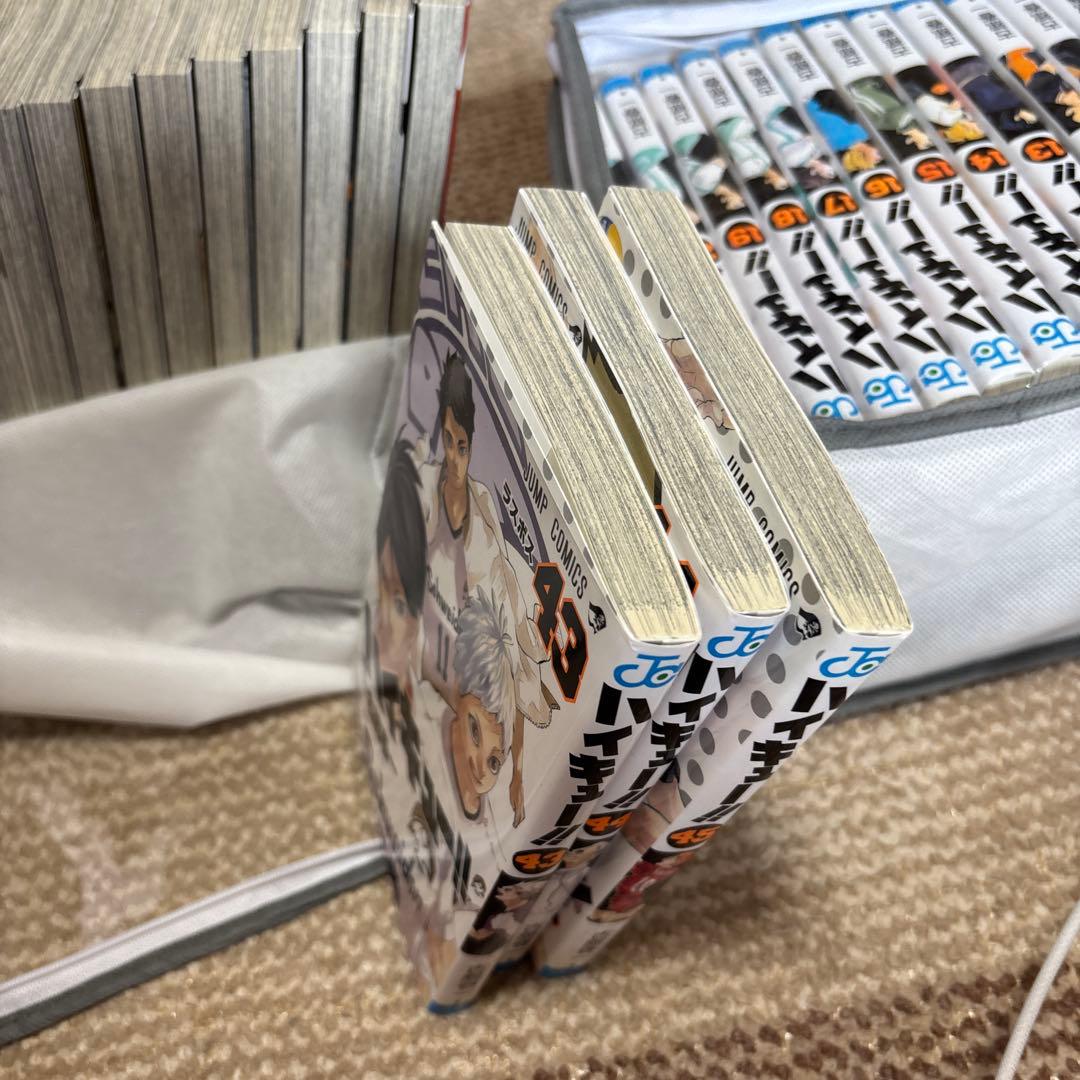【美品 状態良好】 ハイキュー 1〜45巻 全巻 ＋ 排球極 まとめ 漫画