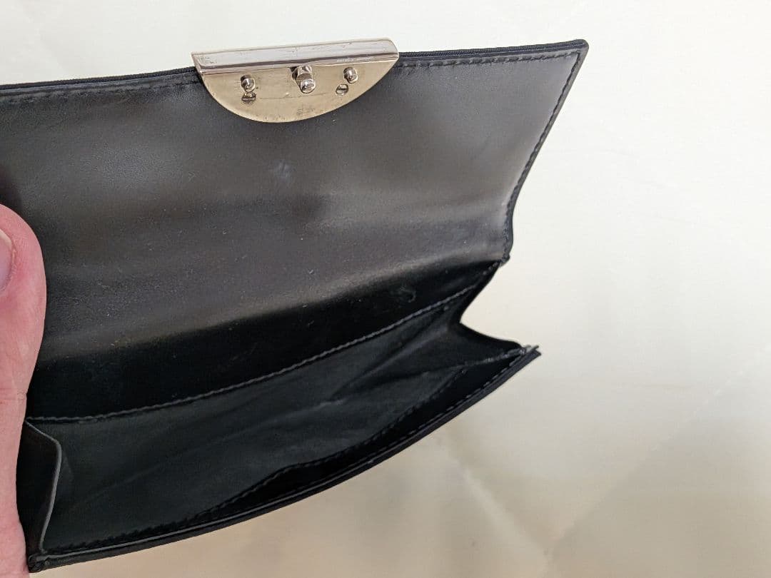 PRADA プラダ ナイロン 二つ折り財布 ブラック