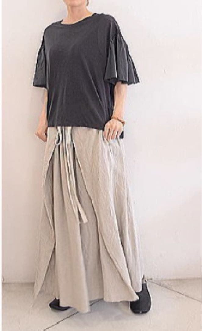 トップス ikkuna flared-sleeve t-shirt