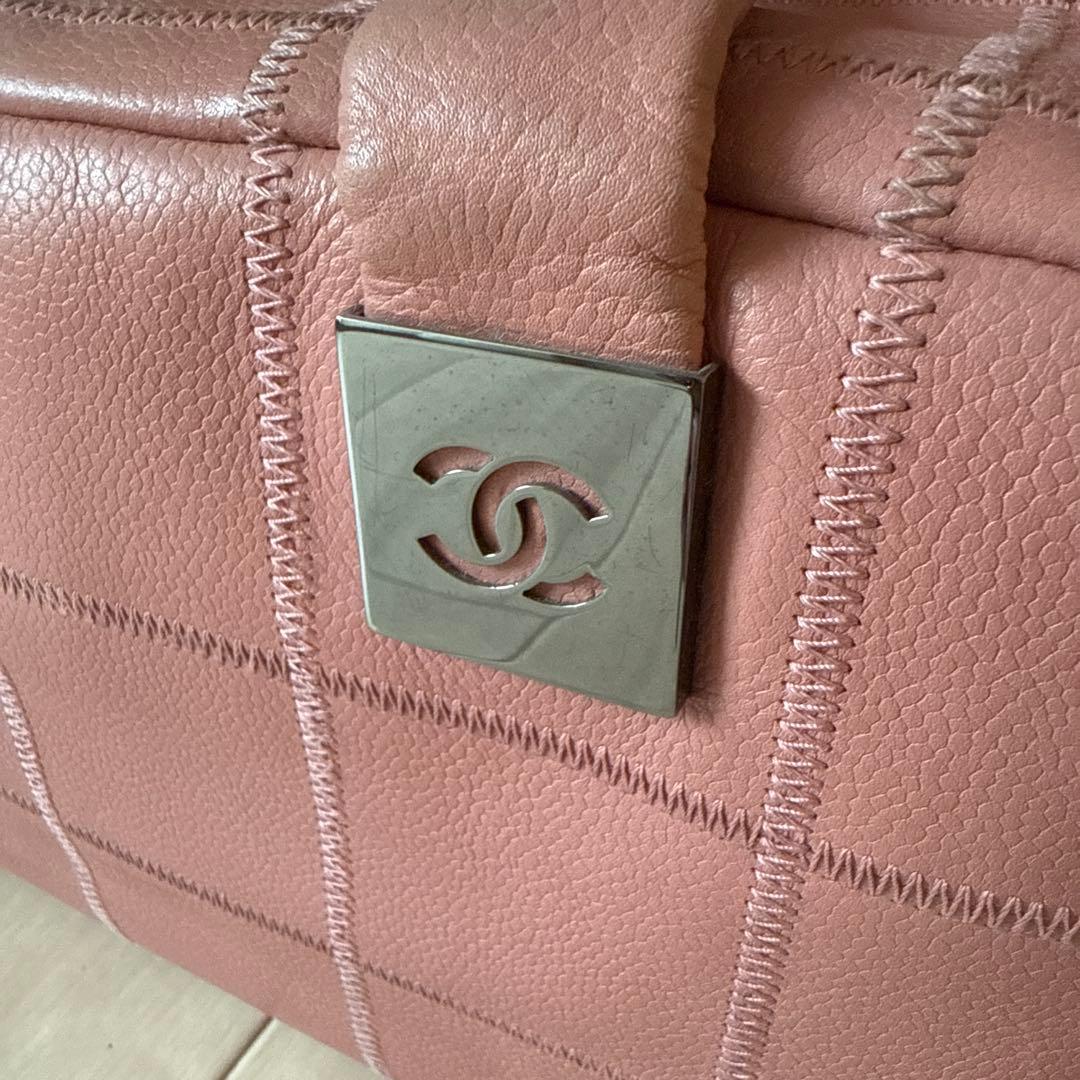 れん　CHANEL シャネル　ボストンバッグ　ピンク