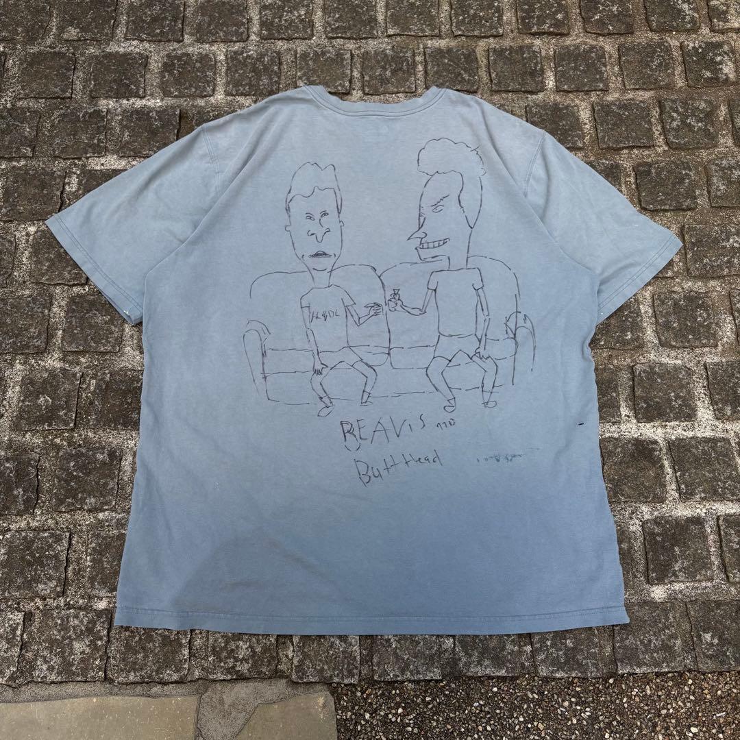 一点物 Carhartt ハンドプリントT