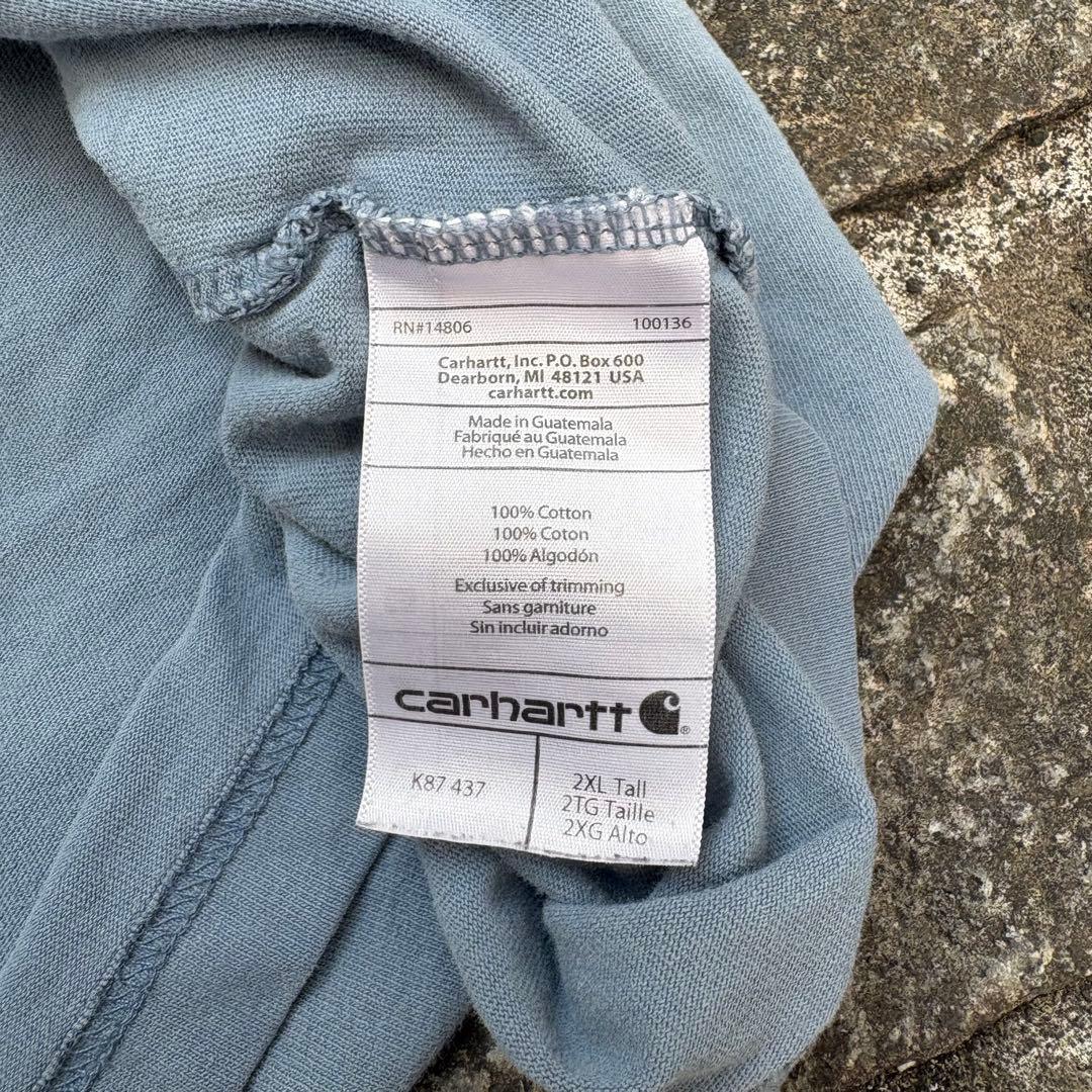 一点物 Carhartt ハンドプリントT