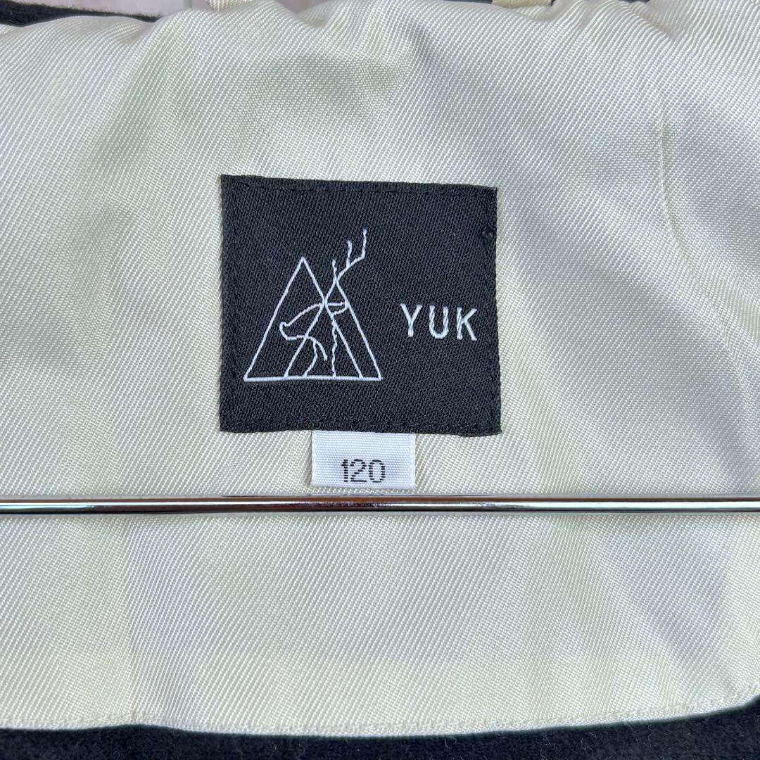 【キッズ】YUK スノーボードウェア 120 ホワイト/ベージュ　オシャレ