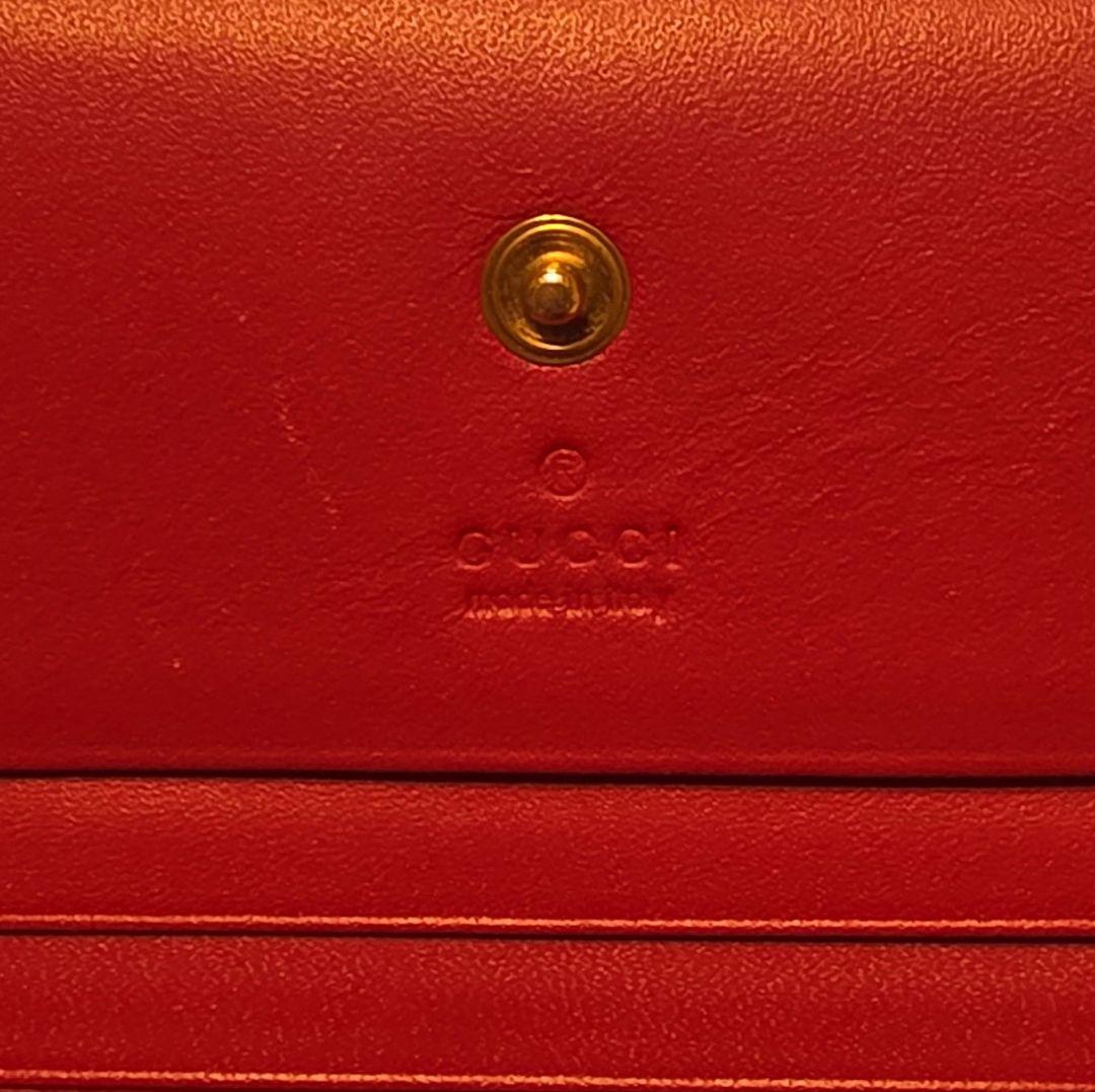 GUCCI チェリー装飾 折り財布