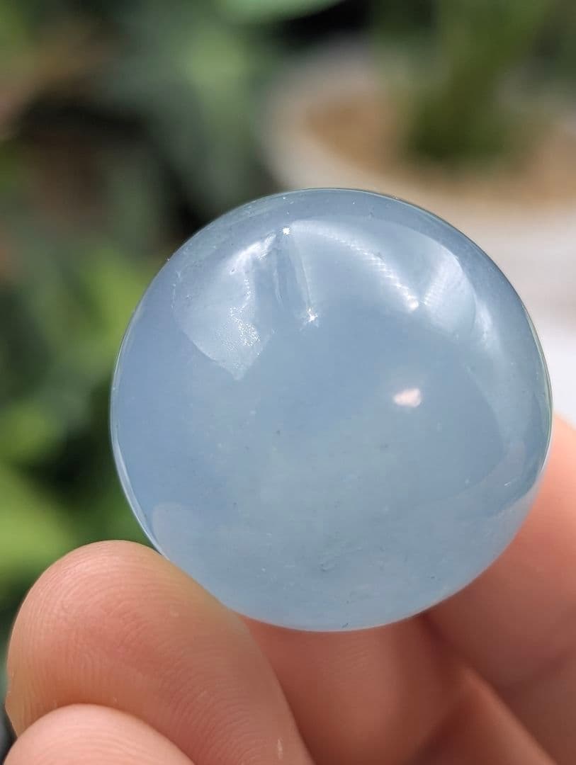 21g 24.3mm SL08希少【アクアマリン】　小型丸玉