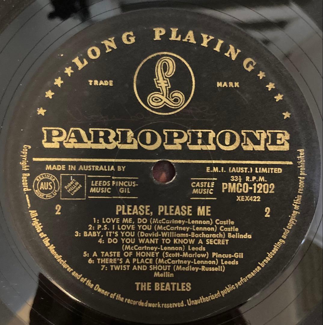 稀少オーストラリアGoldオリジナルBeatlesビートルズPPMレコード
