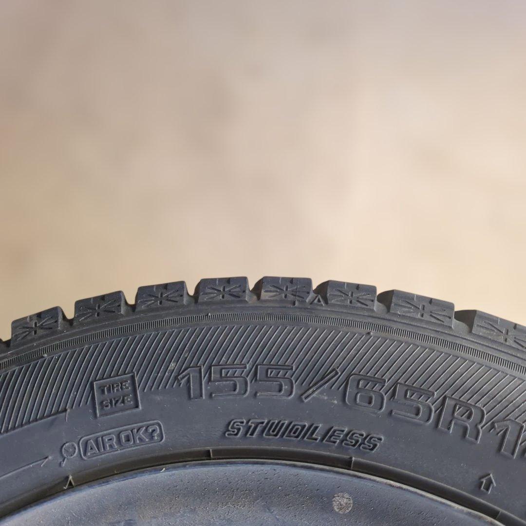 Goodyear スタッドレスタイヤ 155/65R14 4本セット