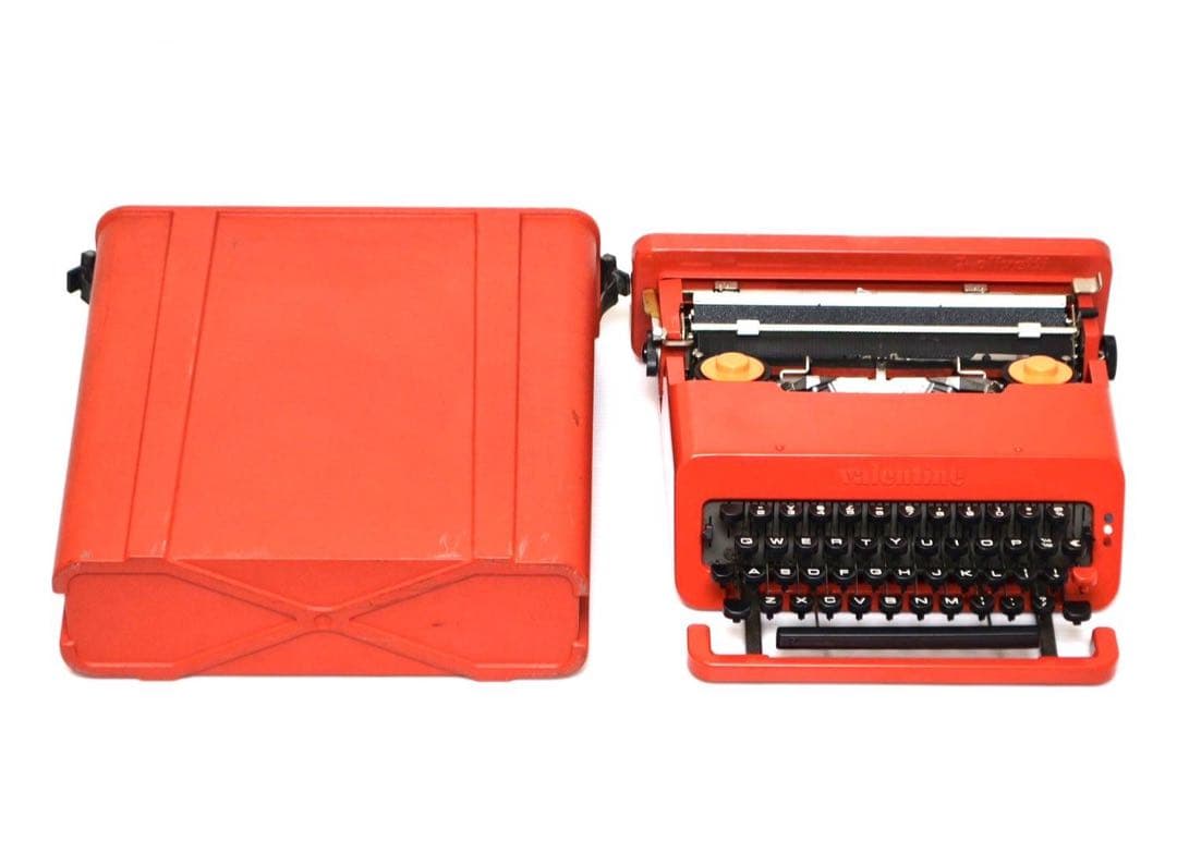 限定品 オリベッティ タイプライター バレンタイン 赤いバケツ Olivetti