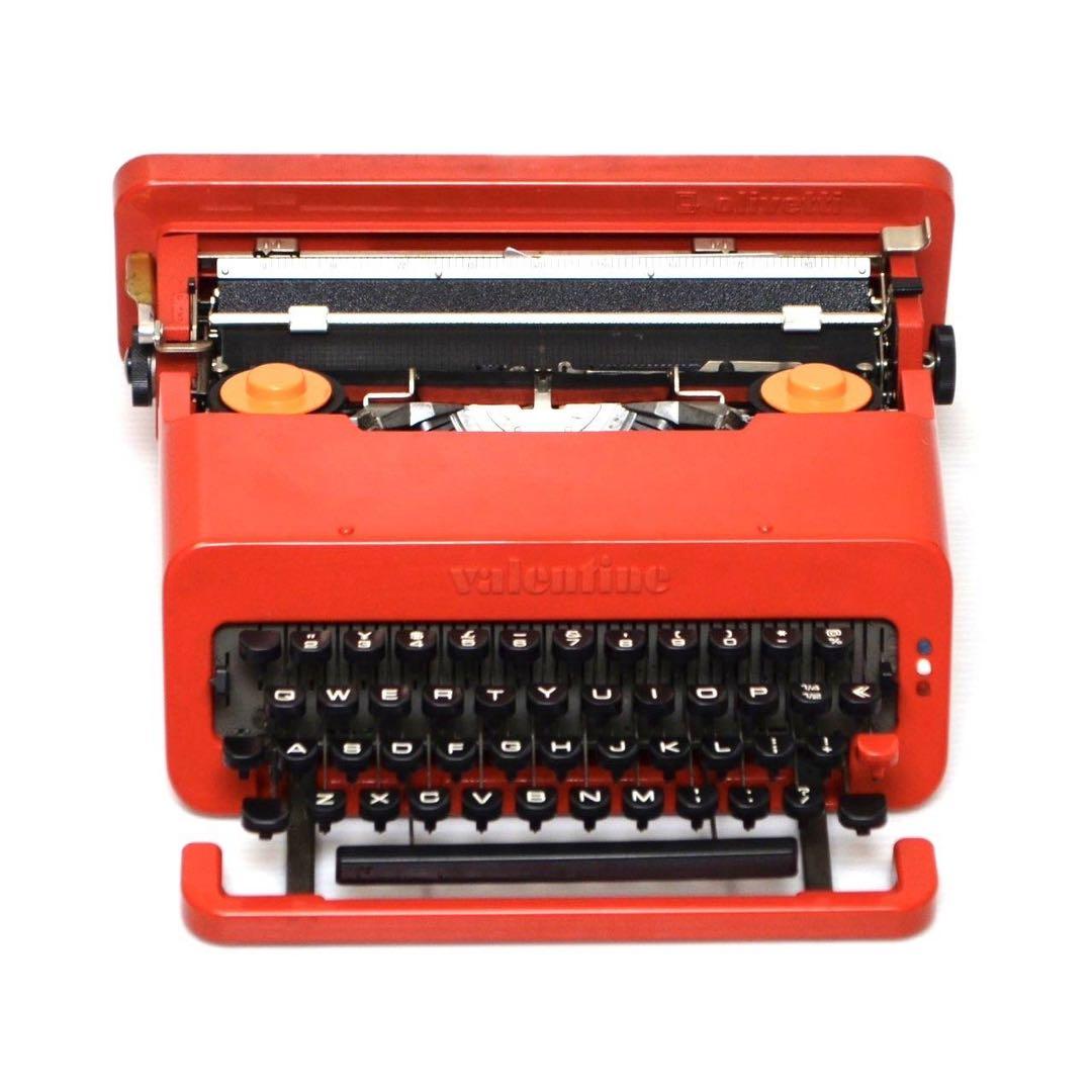 限定品 オリベッティ タイプライター バレンタイン 赤いバケツ Olivetti