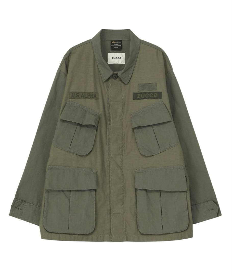 新品未使用　ZUCCa ミリタリーアウター ジャケット