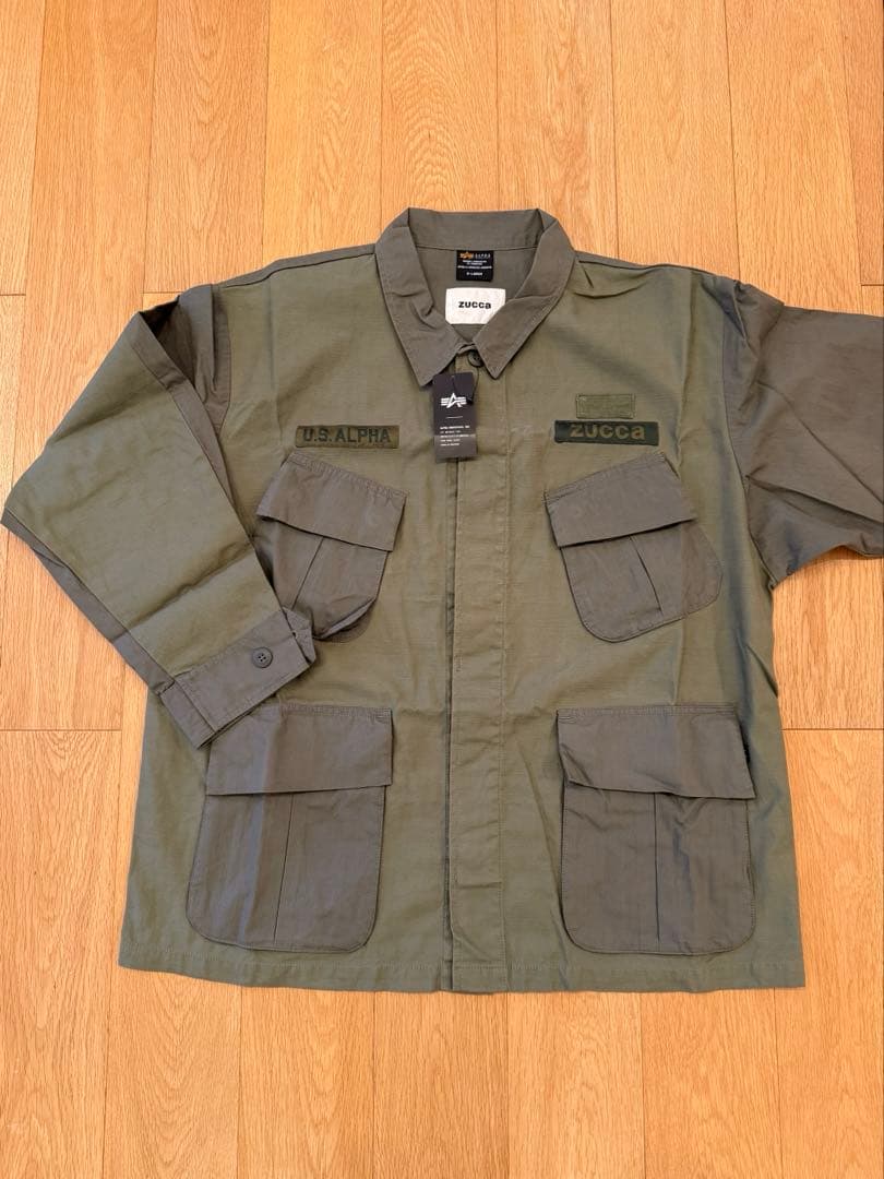 新品未使用　ZUCCa ミリタリーアウター ジャケット