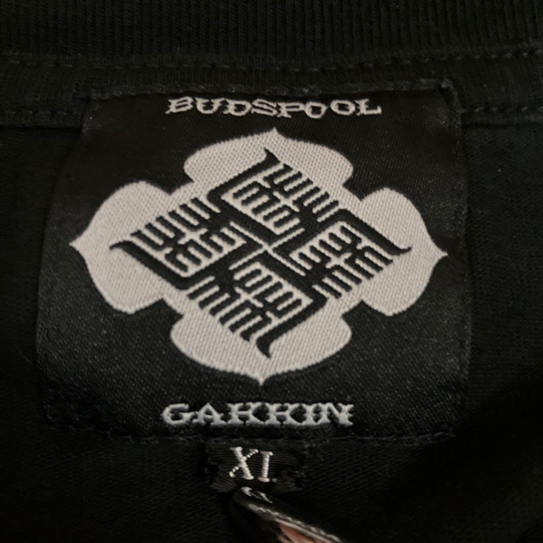 GAKKIN×BUDSPOOL 白墨狐 Tシャツ 舐達麻 舐達磨 ストリート