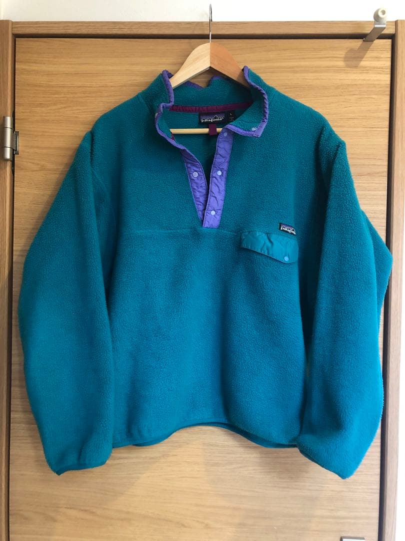 美品‼️patagonia シンチラフリース スナップT 90's初期