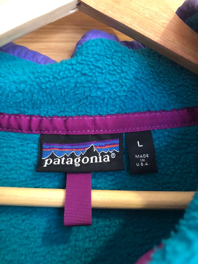 美品‼️patagonia シンチラフリース スナップT 90's初期