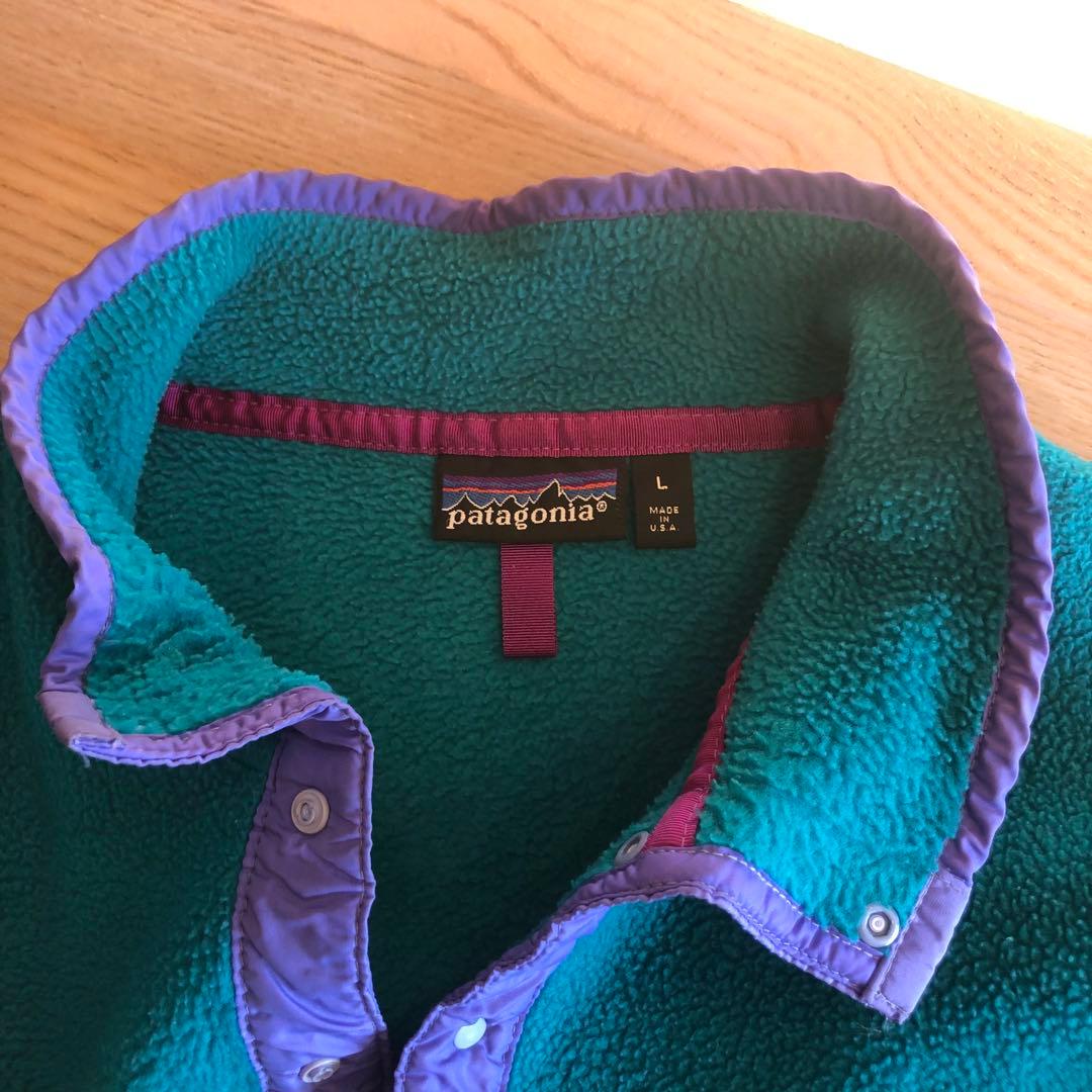 美品‼️patagonia シンチラフリース スナップT 90's初期