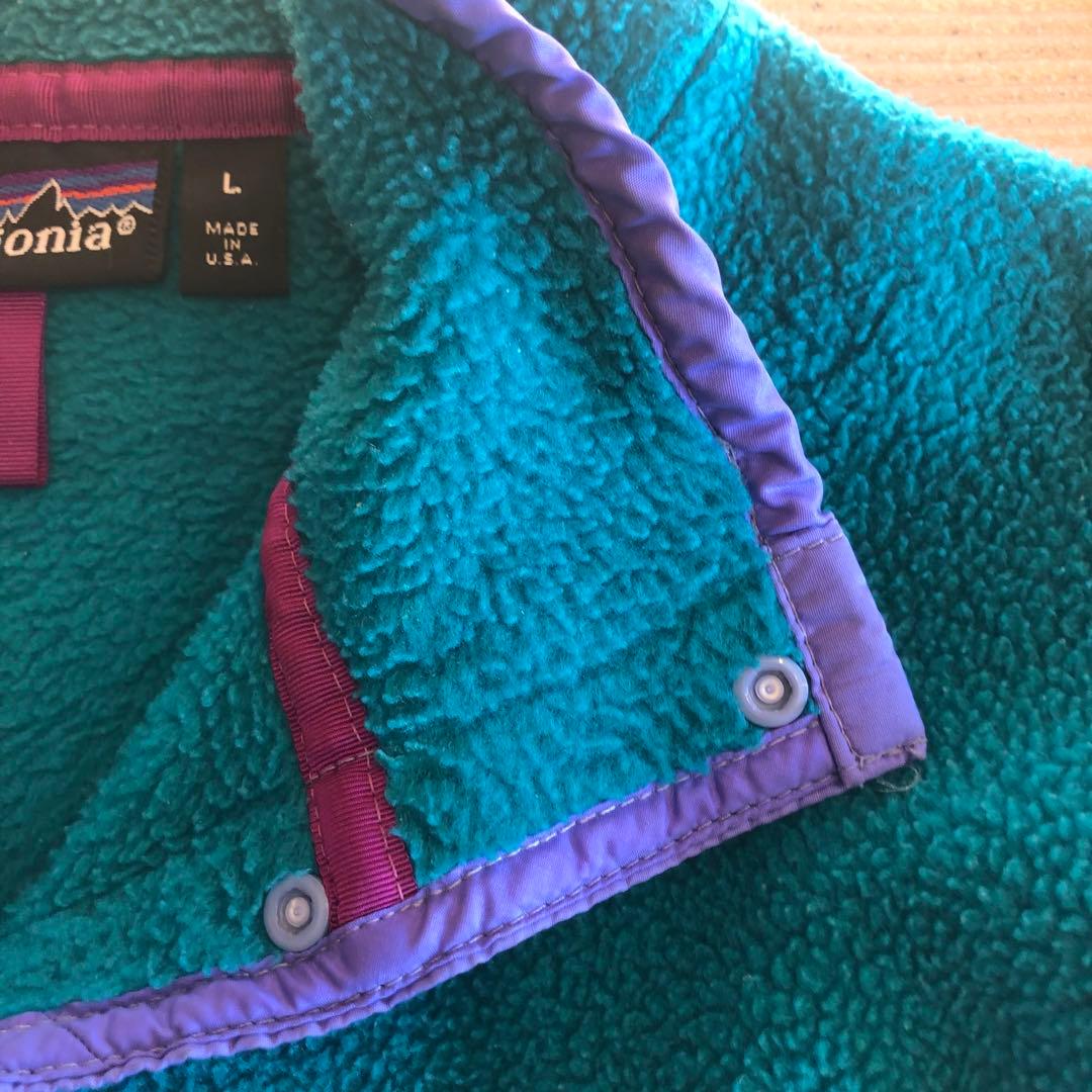 美品‼️patagonia シンチラフリース スナップT 90's初期