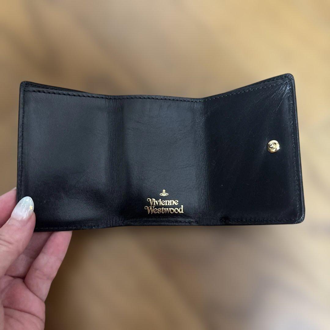 最終値下げ！Vivienne Westwood ブラック 三つ折り財布