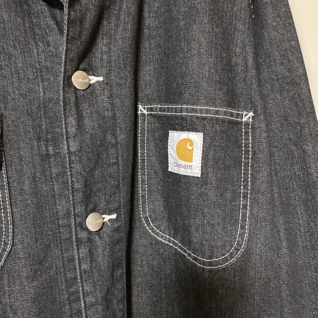 Carhartt 90s ブラックデニム カバーオール L