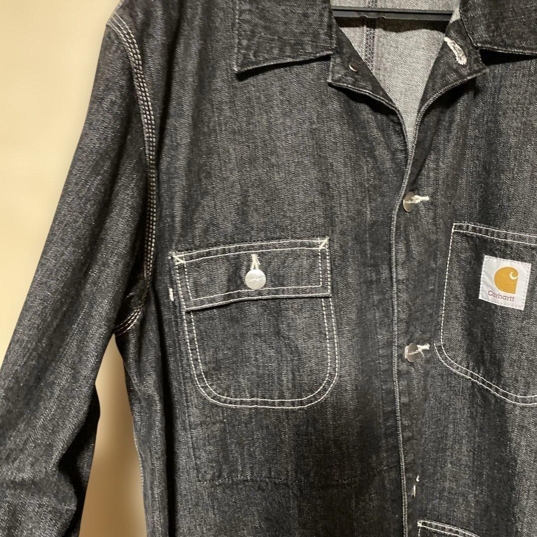 Carhartt 90s ブラックデニム カバーオール L