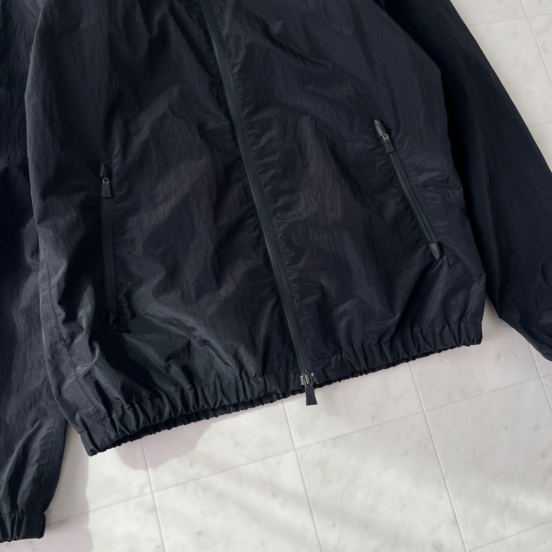 美品 HERNO Laminar ウォータープルーフ ブルゾン フード L 黒