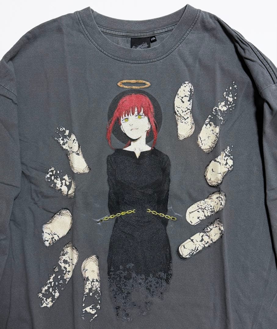 生産数3枚超希少 チェンソーマン ロンT マキマ 闇の悪魔 アニメTシャツ レゼ