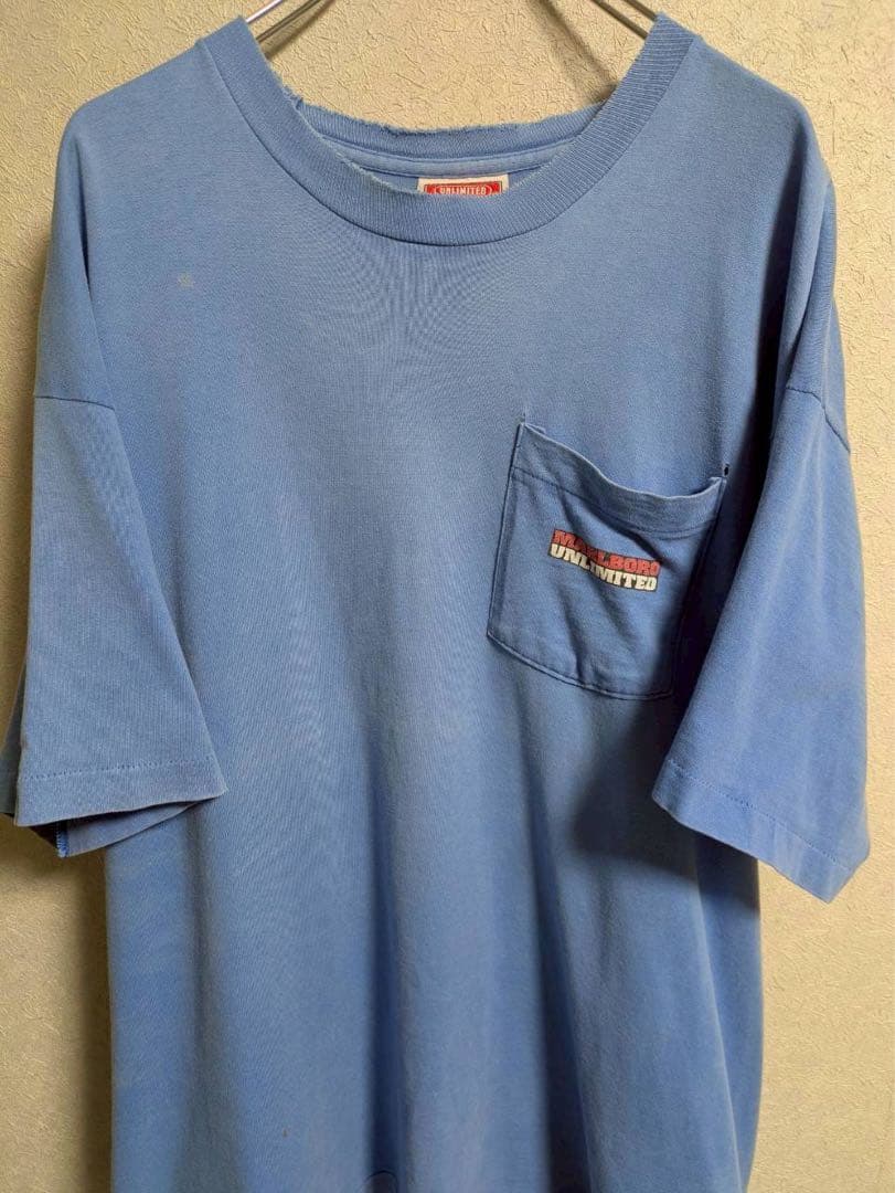 90s Marlboro コヨーテ XL相当　ボロTシャツ