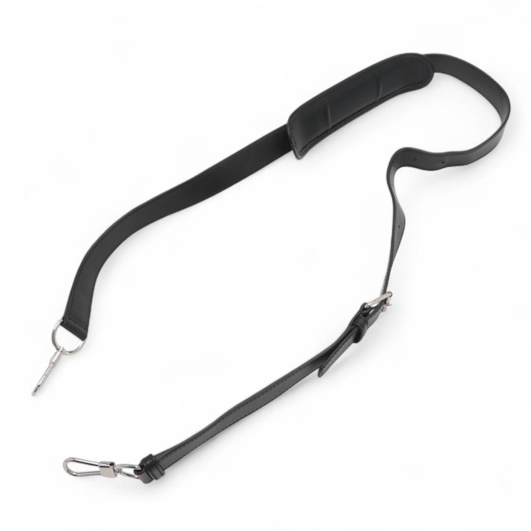 M3230 ベルルッティ PVC×レザー 2WAYボストンバッグ ブラック