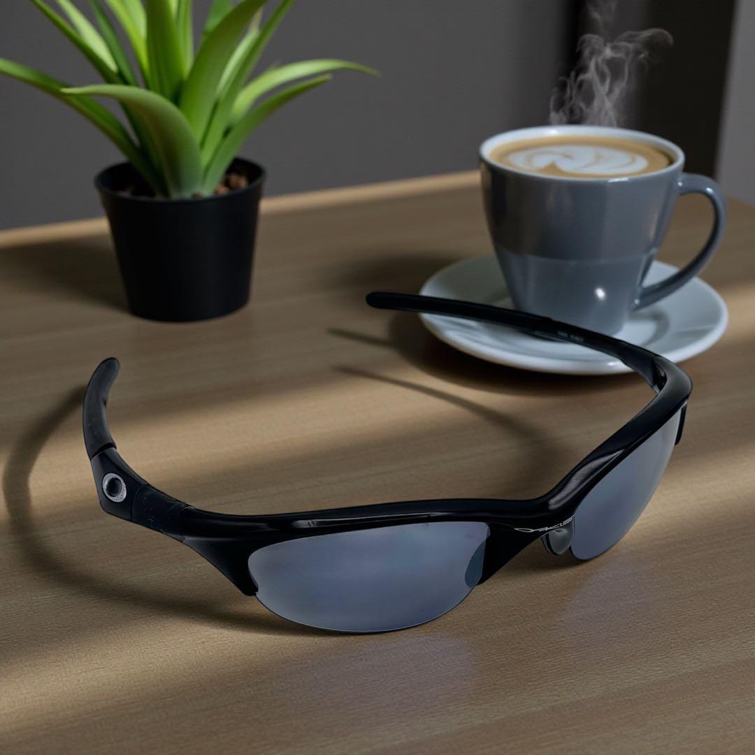 OAKLEY ハーフジャケット サングラス USA製 ケース付き