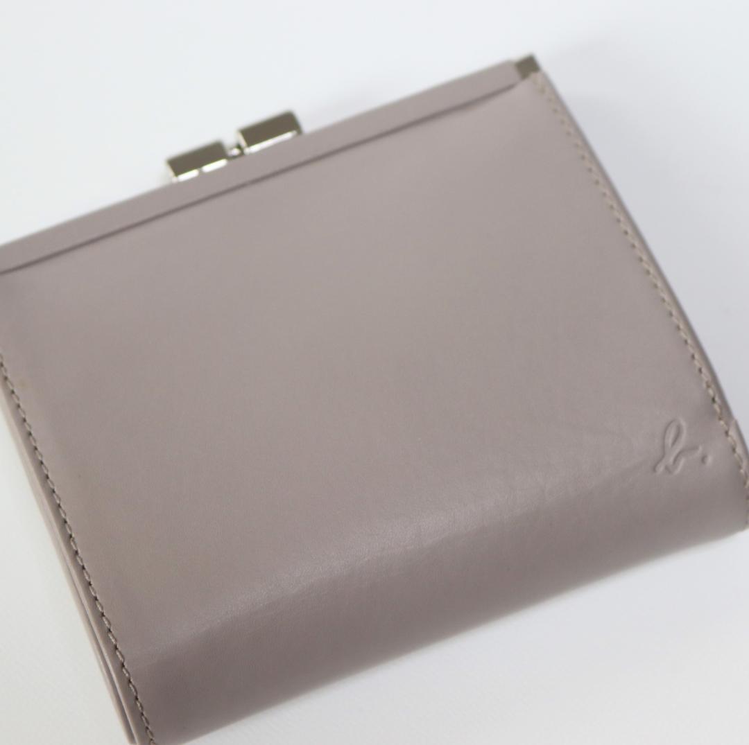 新品箱付き【agnes b. アニエスベー】RiTA 口金 がま口 二つ折り財布