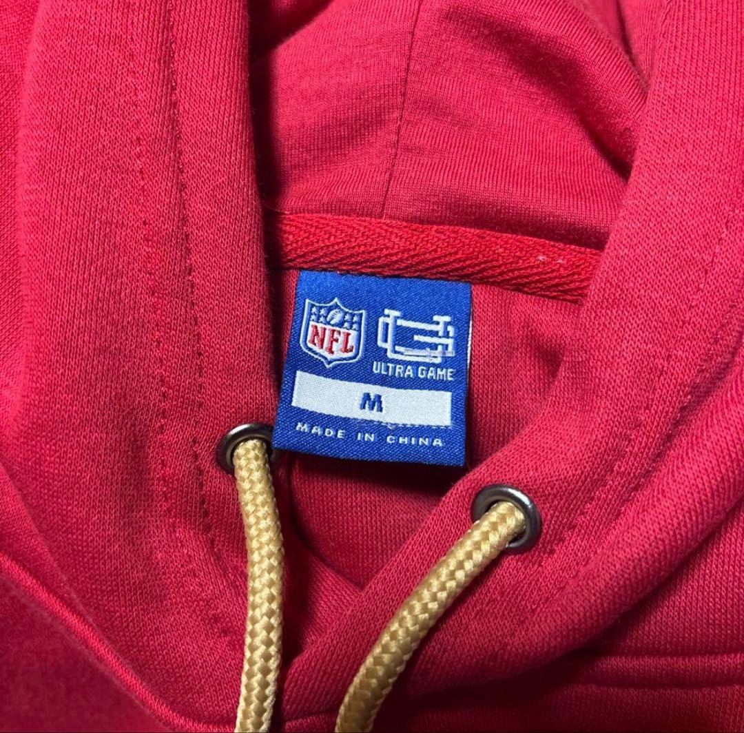 B57 新品アメフトNFLフード付きパーカー(M)サンフランシスコ49ers