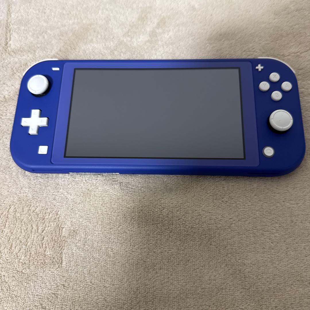 美品　Nintendo Switch Lite 青色 ACアダプター付き
